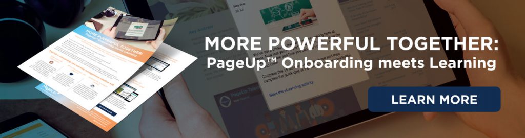 PageUp Onboarding and Learning Powerful