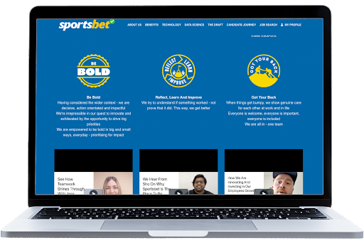 Sportsbet Careers Benefit