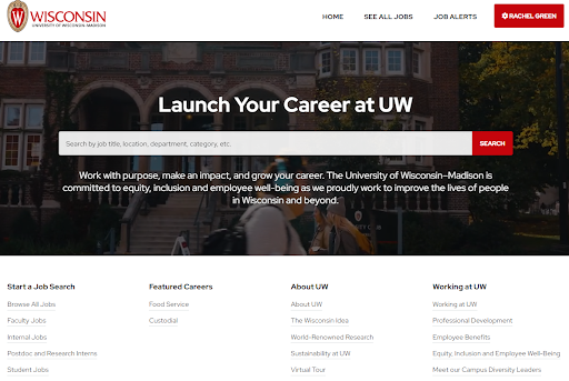 Wisconsin Madison Career Page