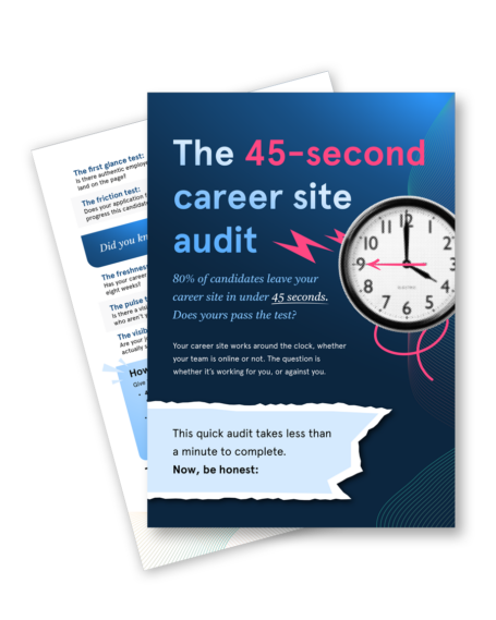 The 45-second career site audit